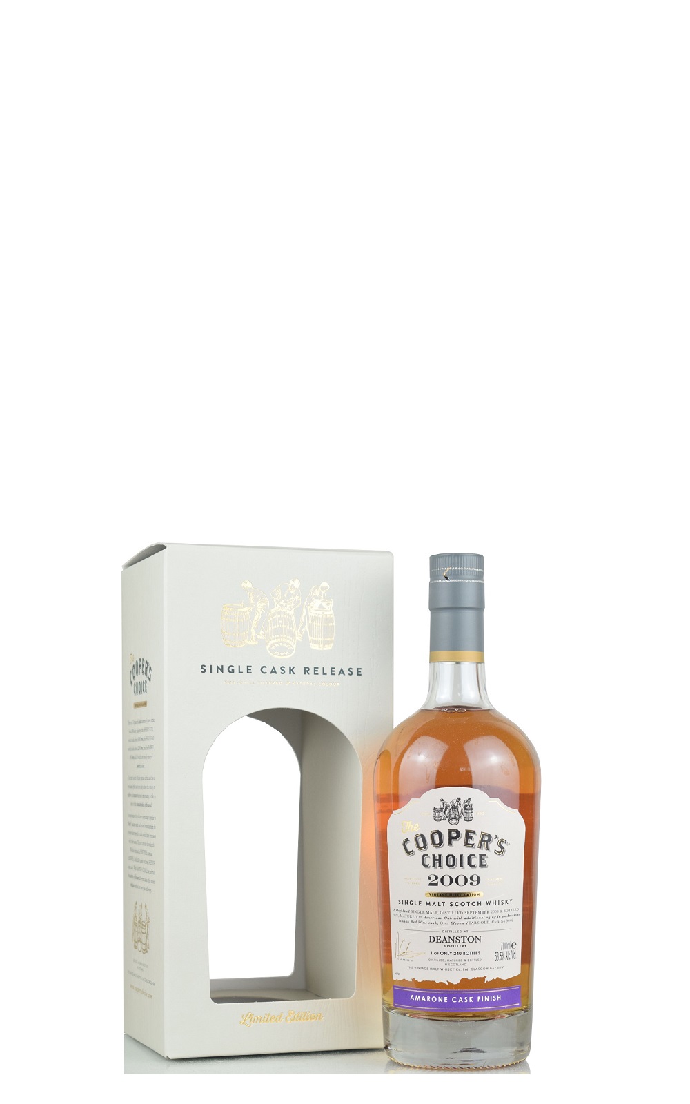 The Cooper s Choice Deanston 2009 Amarone Cask Single Malt Scotch Whisky 酷選大師 汀士頓 2009 阿瑪羅內單一桶蘇格蘭威士忌