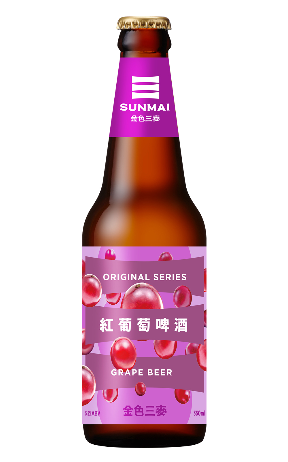 SUNMAI Grape Beer 金色三麥 紅葡萄 啤酒