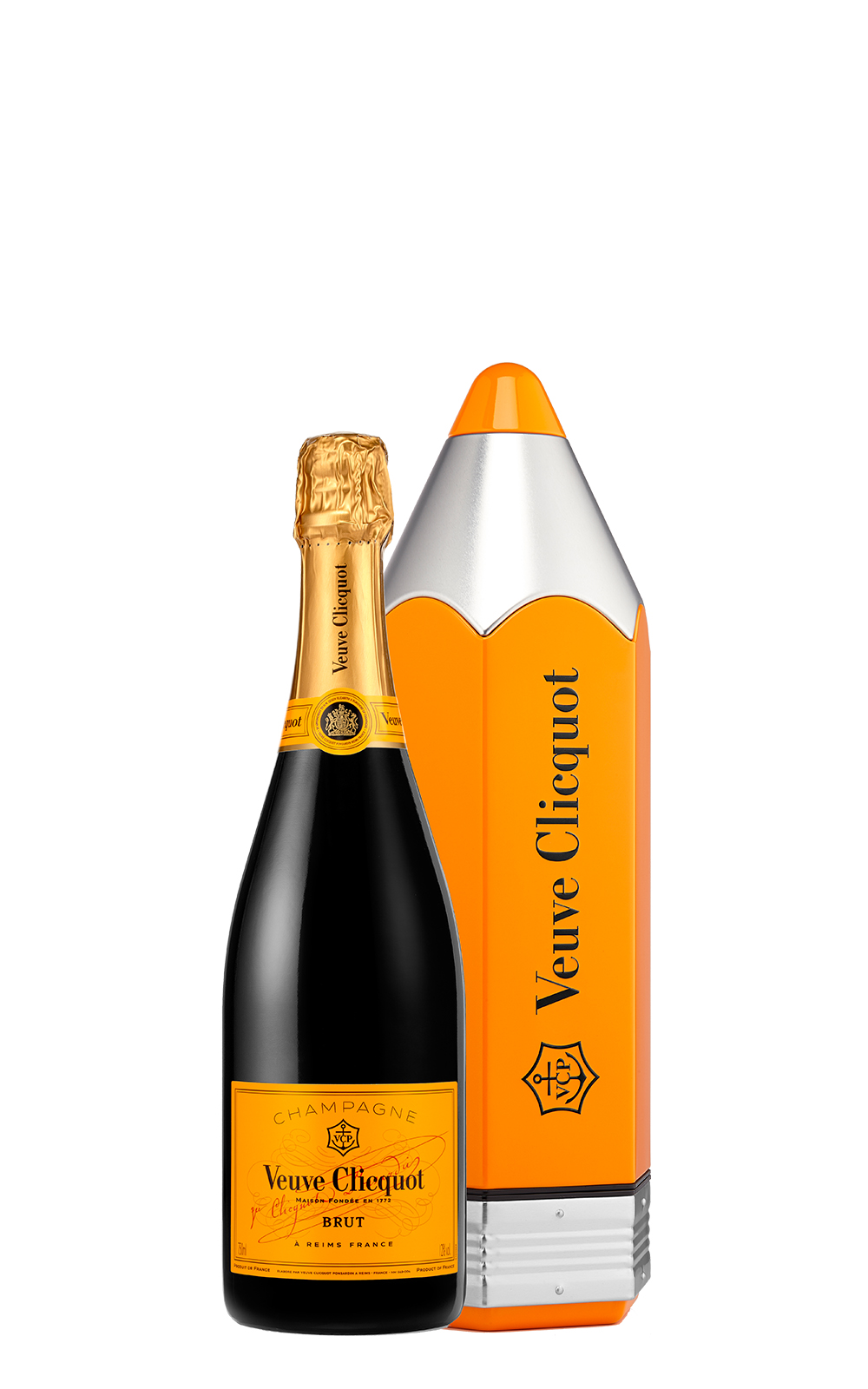 Veuve Clicquot Yellow Label Brut Pencil Gift Box NV 凱歌香檳 皇牌 不甜香檳 鉛筆造型禮盒
