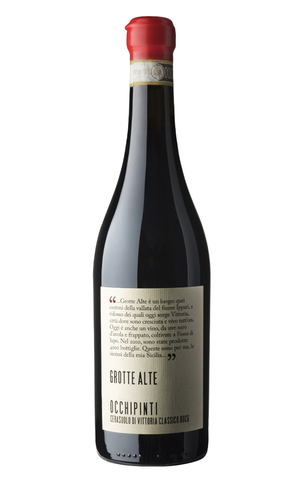 Arianna Occhipinti Grotte Alte DOCG 2016 歐奇蒂蒂酒莊 老岩洞 紅酒