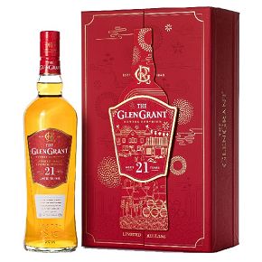 Glen Grant-Aged 21 Years Single Malt Scotch Whisky (Gift Box)