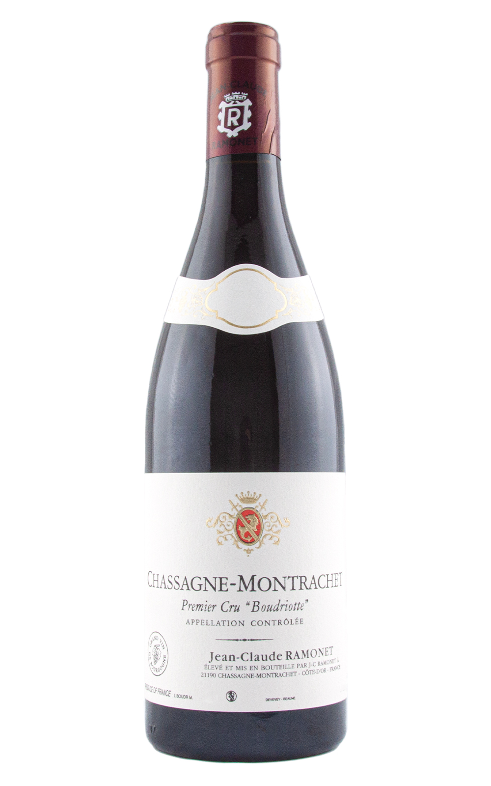 Domaine Ramonet ChaSSagne Montrachet 1er Cru Boudriotte Rouge 2020 哈蒙內酒莊 夏山蒙哈榭 布特伊侯 一級園紅酒