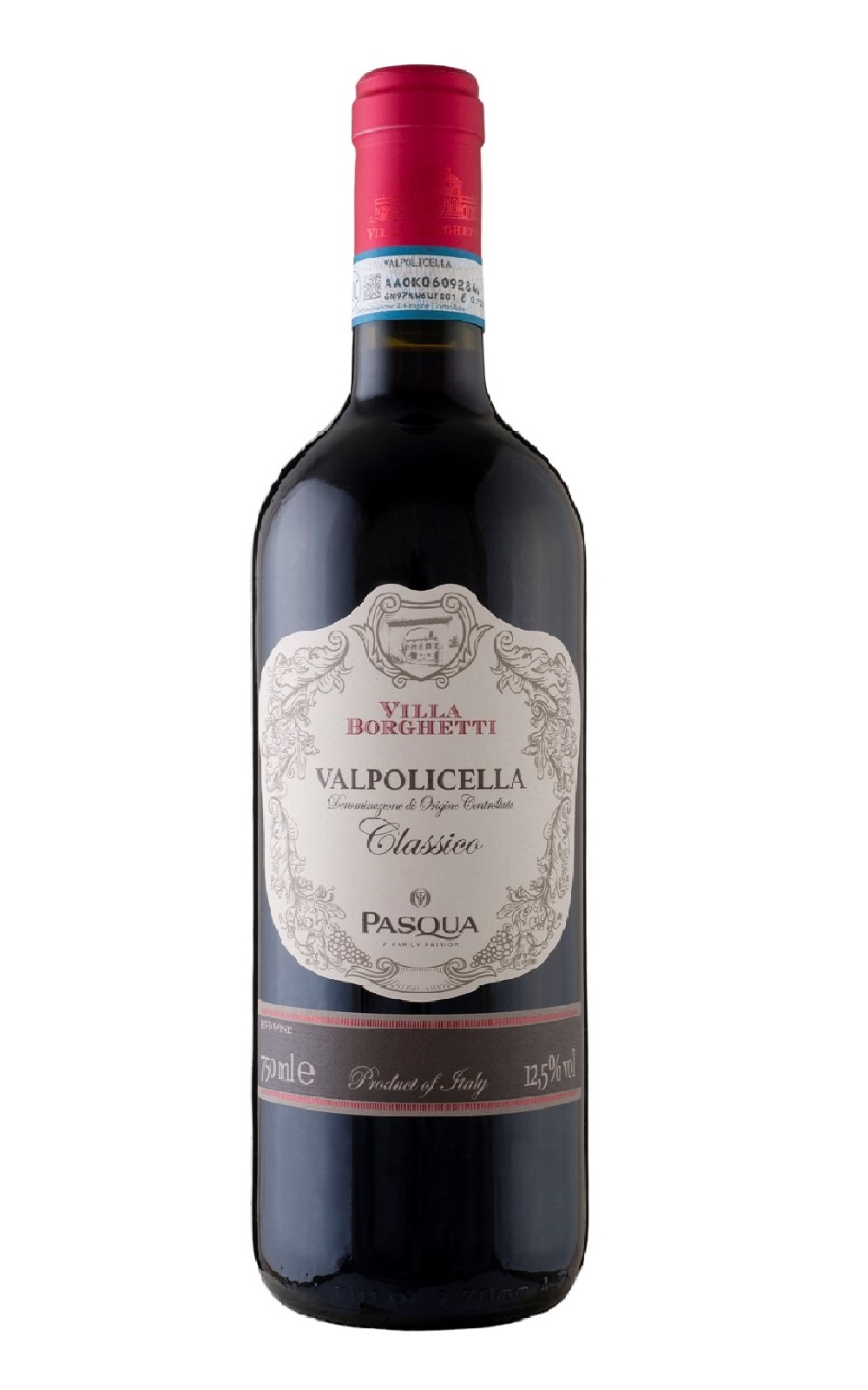 Pasqua Vigneti e Cantine Villa Borghetti Valpolicella Classico 2019 帕斯可酒莊 寶格蒂系列 古典瓦波里切拉紅酒