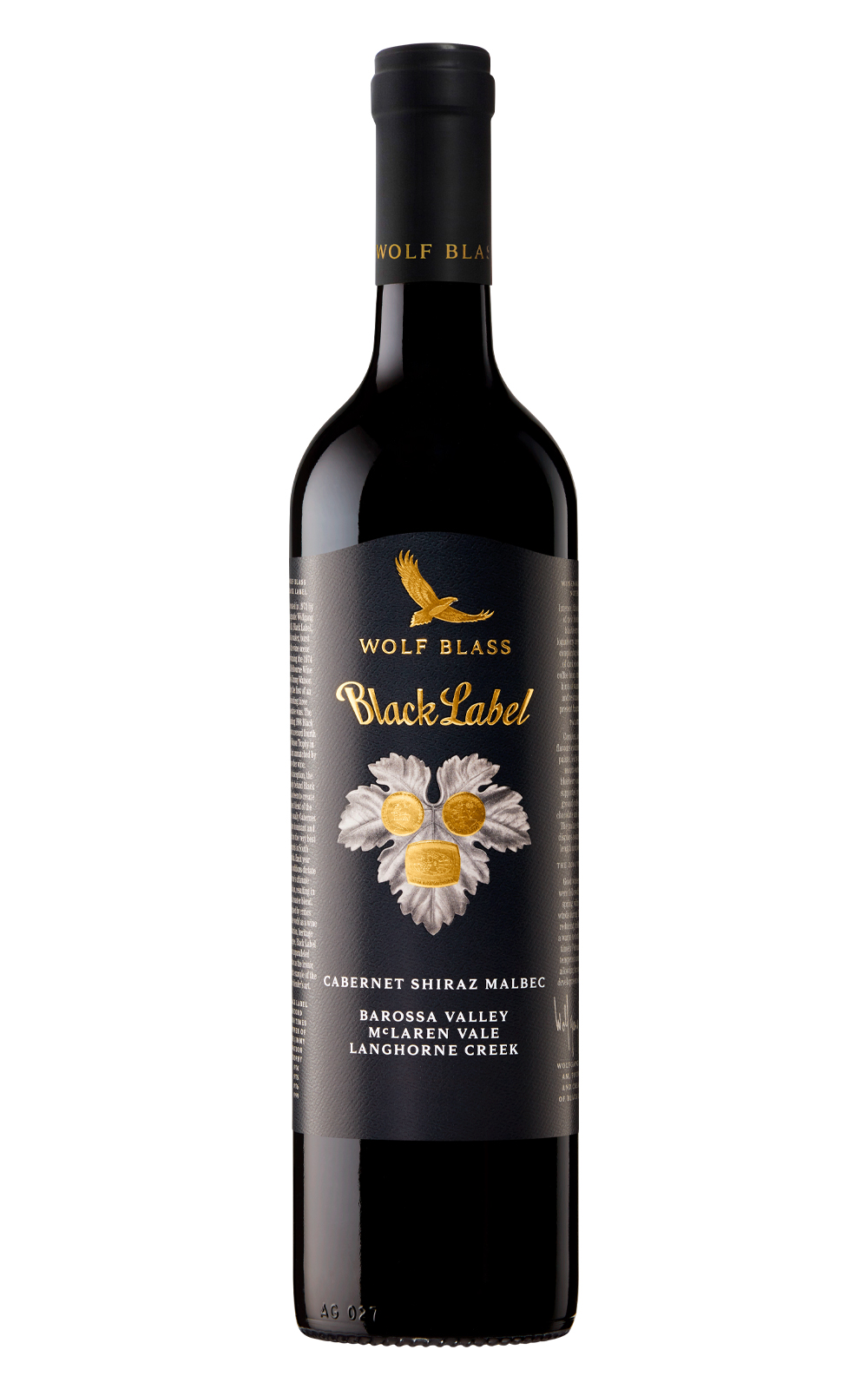 Wolf Blass Black Label Cabernet Shiraz Malbec 2016 禾富酒廠 黑牌系列 卡本內 希哈 馬爾貝克紅酒