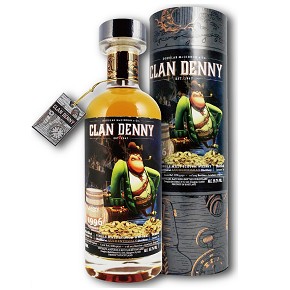 Clan Denny-"Auchentoshan" 1996 Vintage Single Cask Single Malt Scotch Whisky