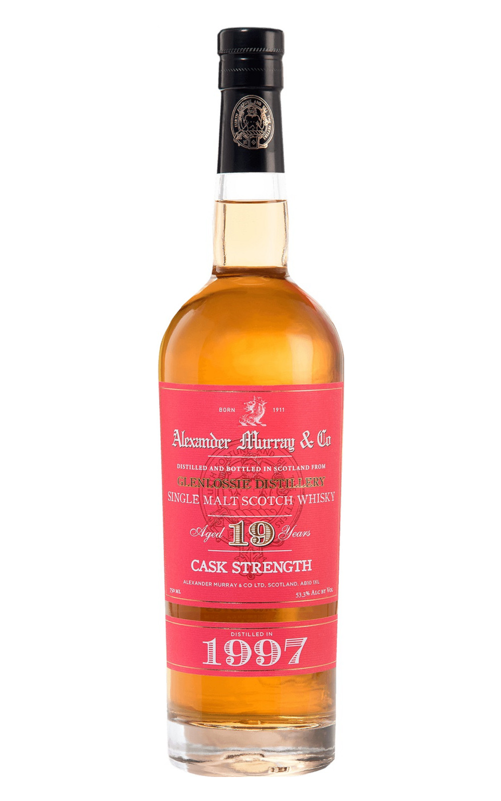 Alexander Murray Company Glenlossie Distillery 1997 Aged 19 Years Cask Strength Single Malt Scotch Whisky 亞歷山大 莫瑞獨立裝瓶廠 格蘭高希 1997 19年 單一麥芽蘇格蘭威士忌原酒