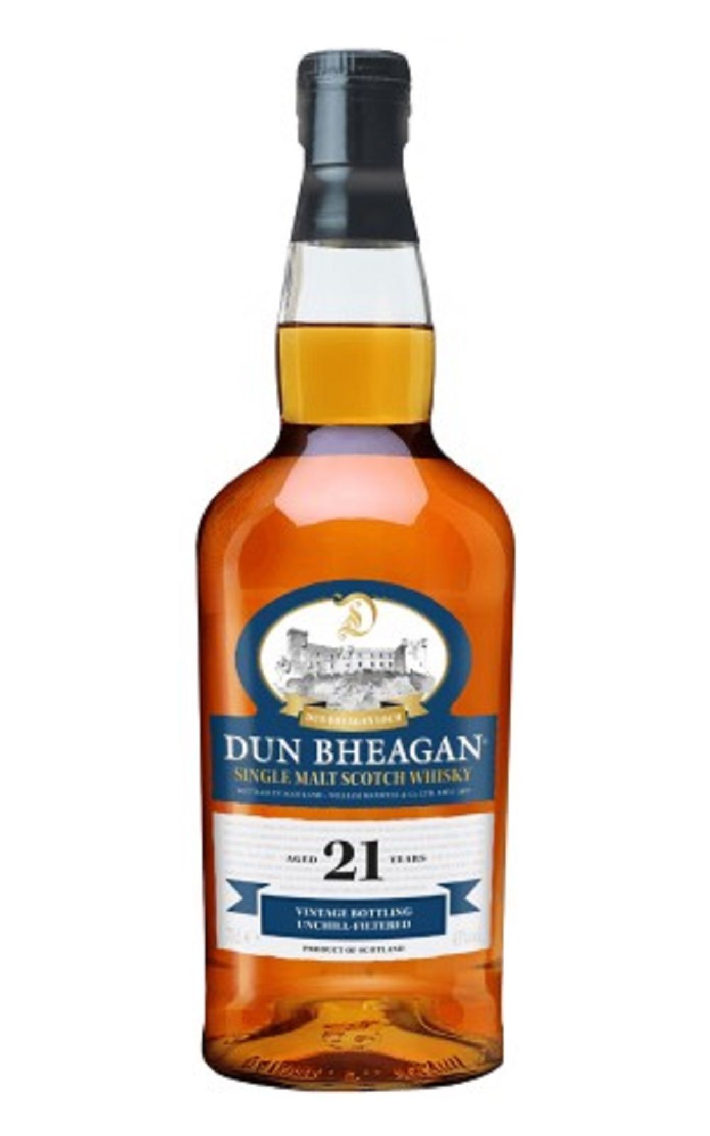 Dun Bheagan Aged 21 Years Single Malt Scotch Whisky 唐堡 21年單一麥芽蘇格蘭威士忌