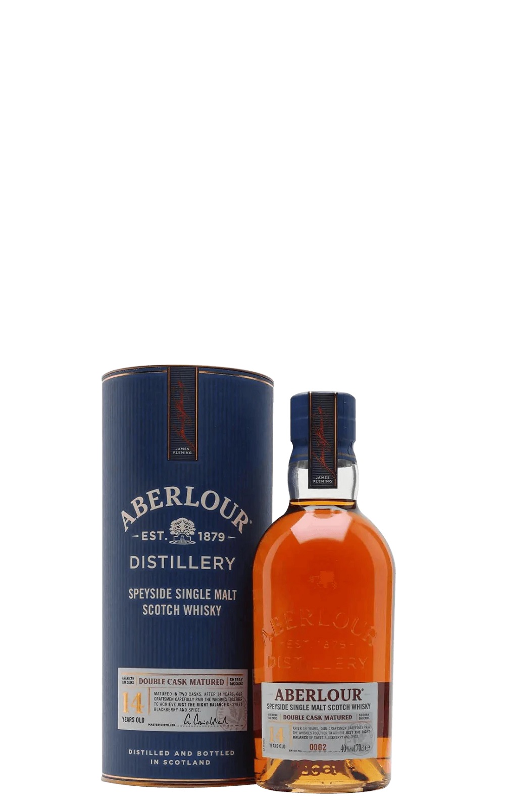 Aberlour 14 Years Old Double Cask Matured Speyside Single Malt Scotch Whisky 亞伯樂 14年雙桶熟成 斯佩賽 單一麥芽蘇格蘭威士忌