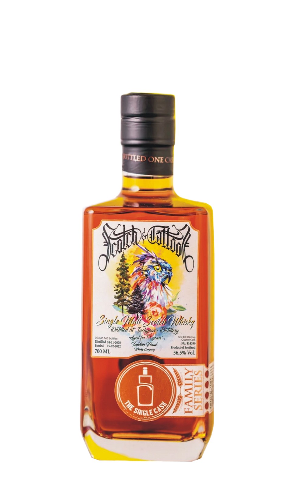 The Single Cask 2008 Inchgower Aged 13 Years Single Malt Scotch Whisky 單桶系列 英尺高爾 2008 13年單一麥芽蘇格蘭威士忌