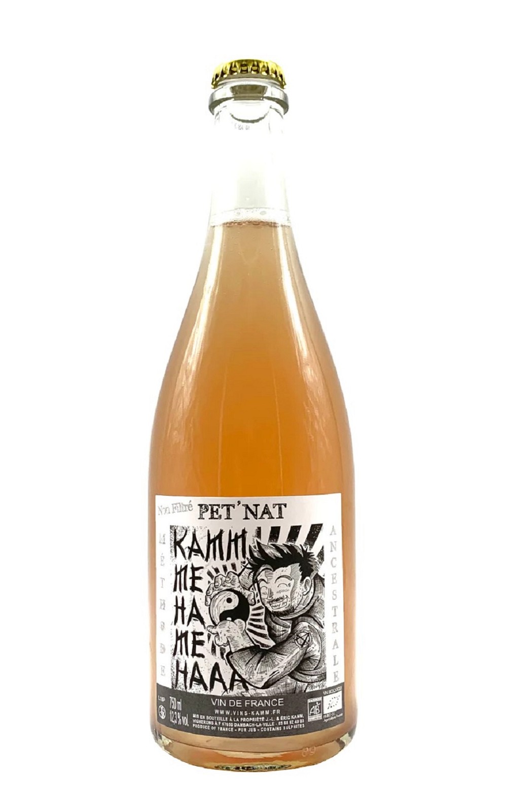 Domaine Kamm Kammmehamehaaa Pet Nat Rose 2021 卡畝酒莊 卡咩哈咩哈 粉紅自然氣泡酒