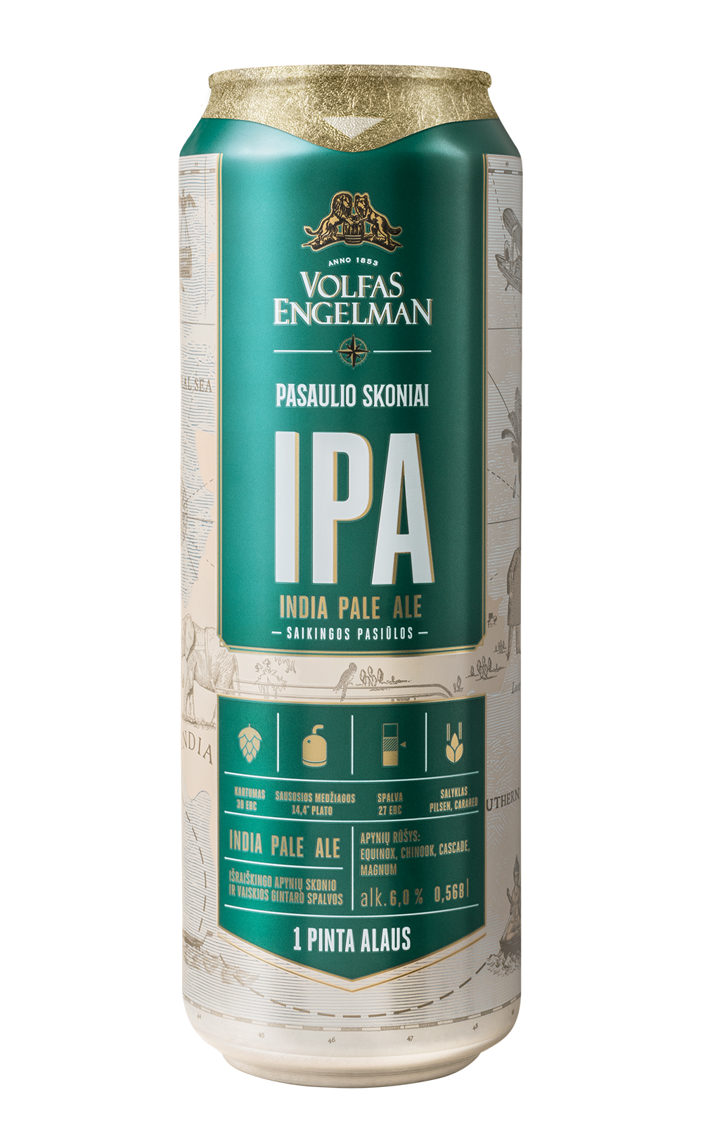 Volfas Engelman Pasaulio Skoniai IPA 沃福斯啤酒廠 世界滋味系列 IPA