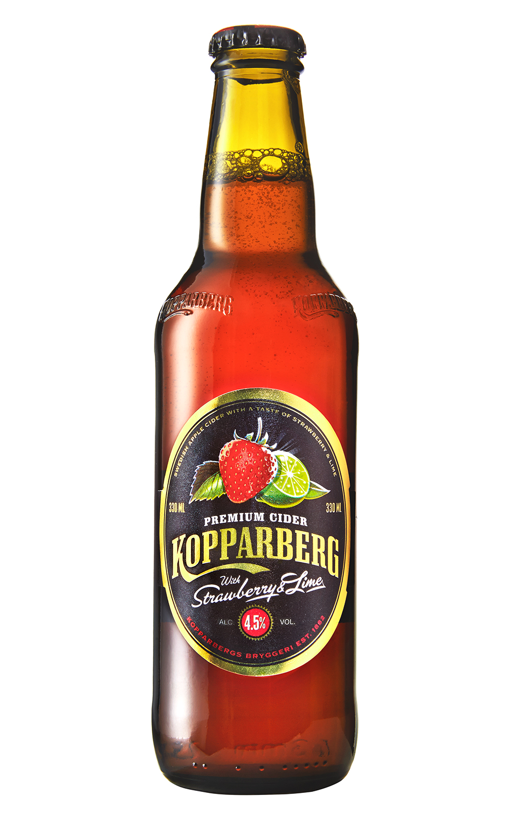 Kopparberg Strawberry Lime Premium Cider 庫柏格酒廠 草莓萊姆水果酒