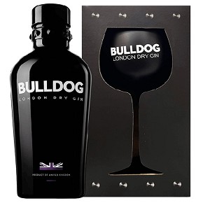 Bulldog-London Dry Gin Gift Box（With Copa Glass）