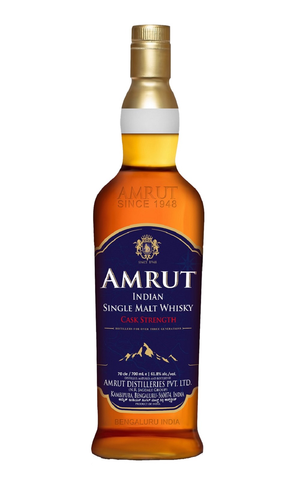 Amrut Cask Strength Single Malt Indian Whisky 雅沐特蒸餾廠 原桶強度 單一麥芽印度威士忌