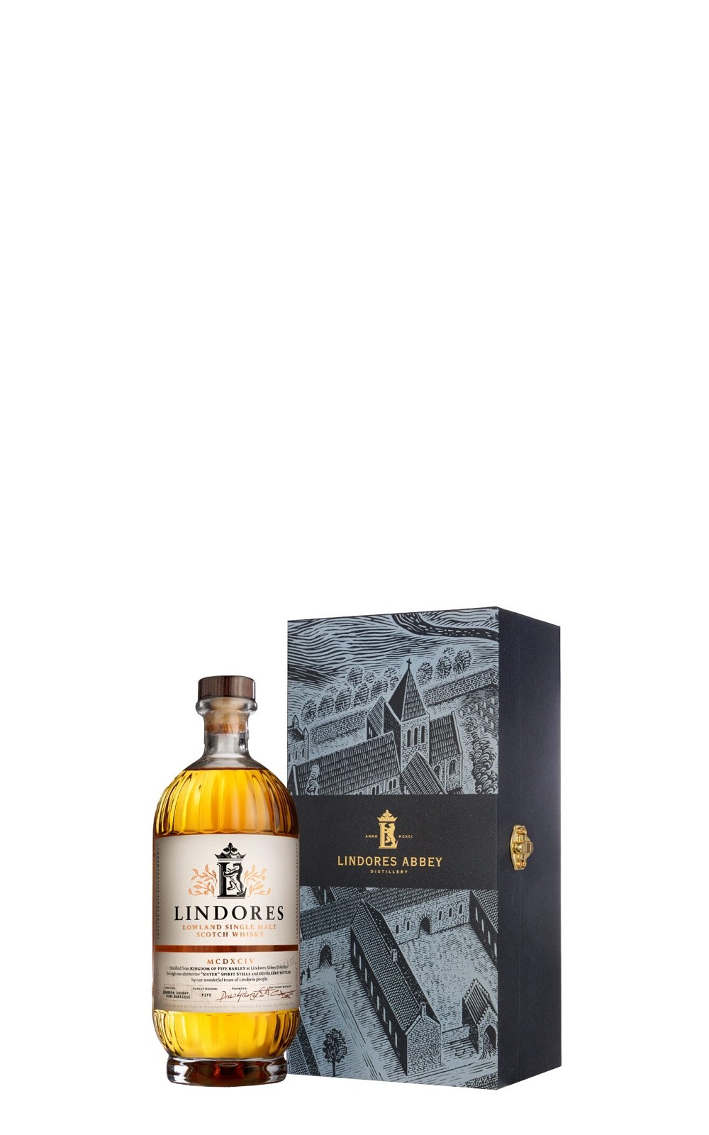 Lindores Abbey Distillery MCDXCIV Lowland Single Malt Scotch Whisky Gift Box 林多修道院蒸餾廠 1494 創世紀 低地單一麥芽蘇格蘭威士忌 首發限定精裝禮盒