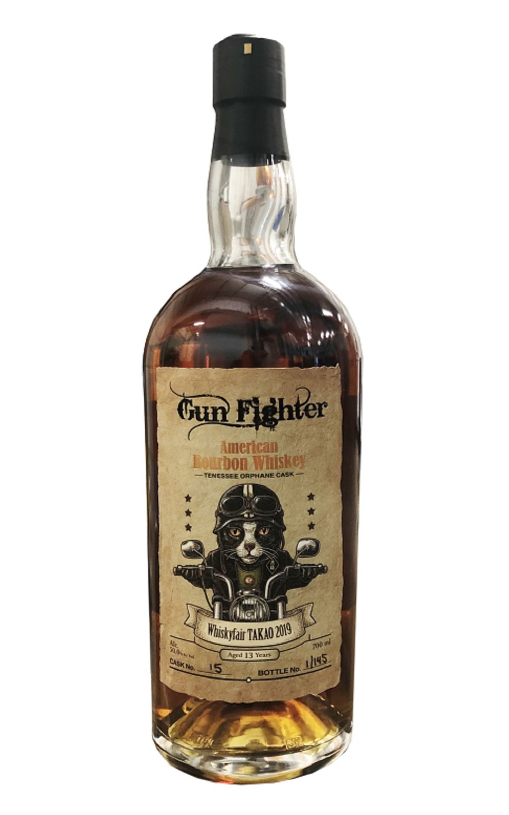 Golden Moon Distillery Gun Fighter Aged 13 Years Cask No 15 American Bourbon Whiskey 黃金夢蒸餾廠 神槍手13年 桶號 15 單桶波本威士忌原酒
