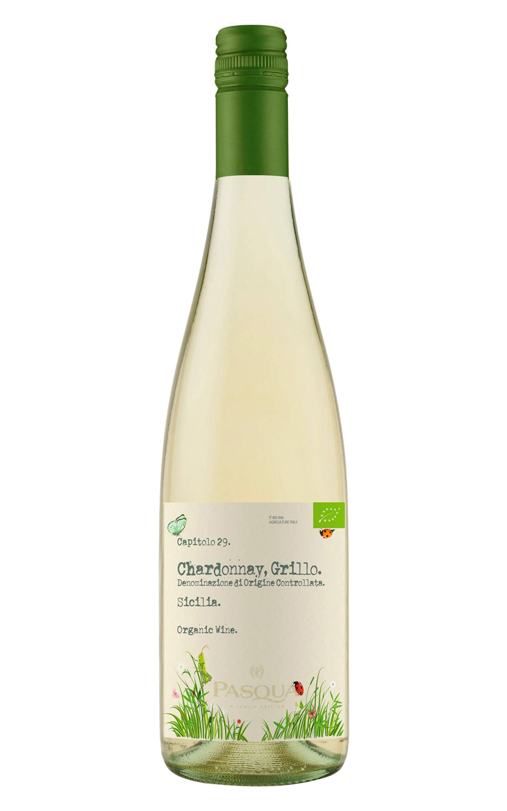 Pasqua Vigneti e Cantine Sicilia Chardonnay Grillo 2019 帕斯可酒莊 西西里 夏多內葛利羅白酒