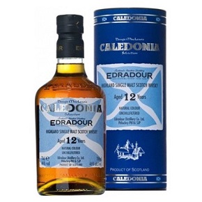 Edradour Distillery-"Caledonia" Aged 12 Years Highland Single Malt Scotch Whisky