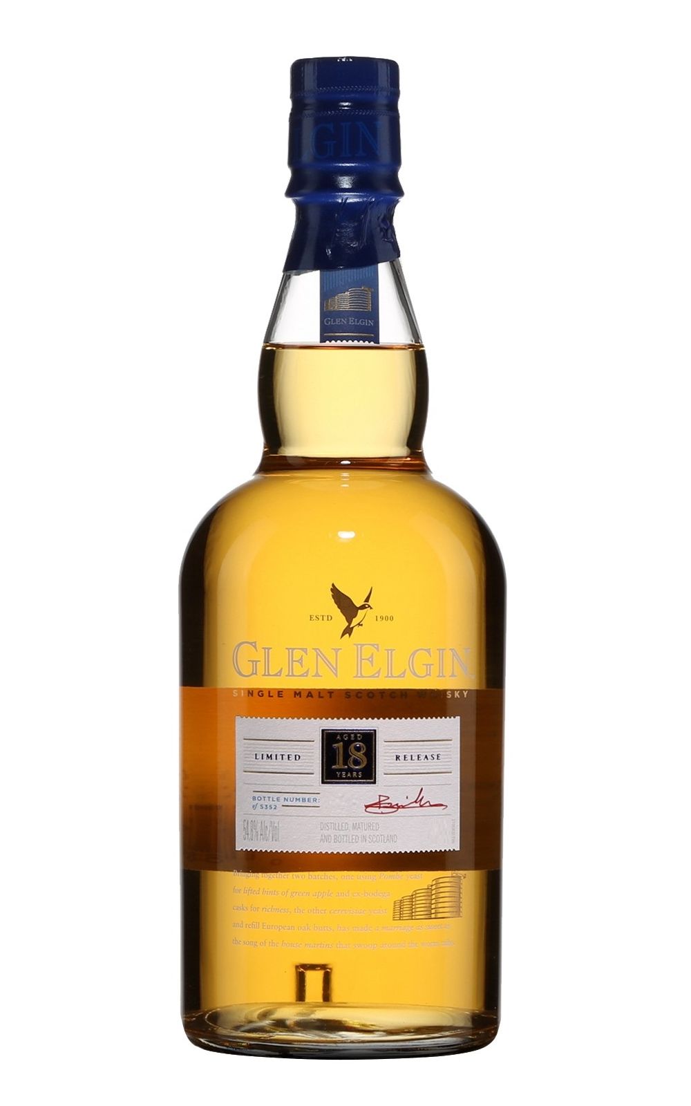 Glen Elgin Aged 18 Years Single Malt Scotch Whisky 2017 Special Release 格蘭愛琴 2017年限量原酒臻選系列 18年單一麥芽蘇格蘭威士忌