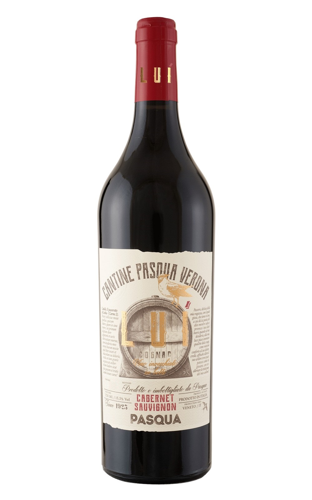 Pasqua Vigneti e Cantine LUI Cabernet Sauvignon 2016 帕斯可酒莊 干邑橡木桶 卡本內蘇維濃紅酒