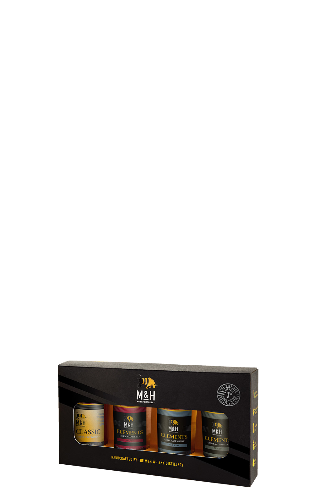 Milk Honey Whisky Distillery 奶與蜜經典暨元素系列 小樣酒四入組 50ml 4 奶與蜜蒸餾廠 奶與蜜經典暨元素系列 小樣酒四入組 50ml 4