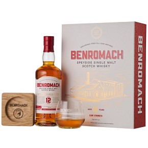 Benromach-Aged 12 Years Cask Strength Speyside Single Malt Scotch Whisky Giftpack