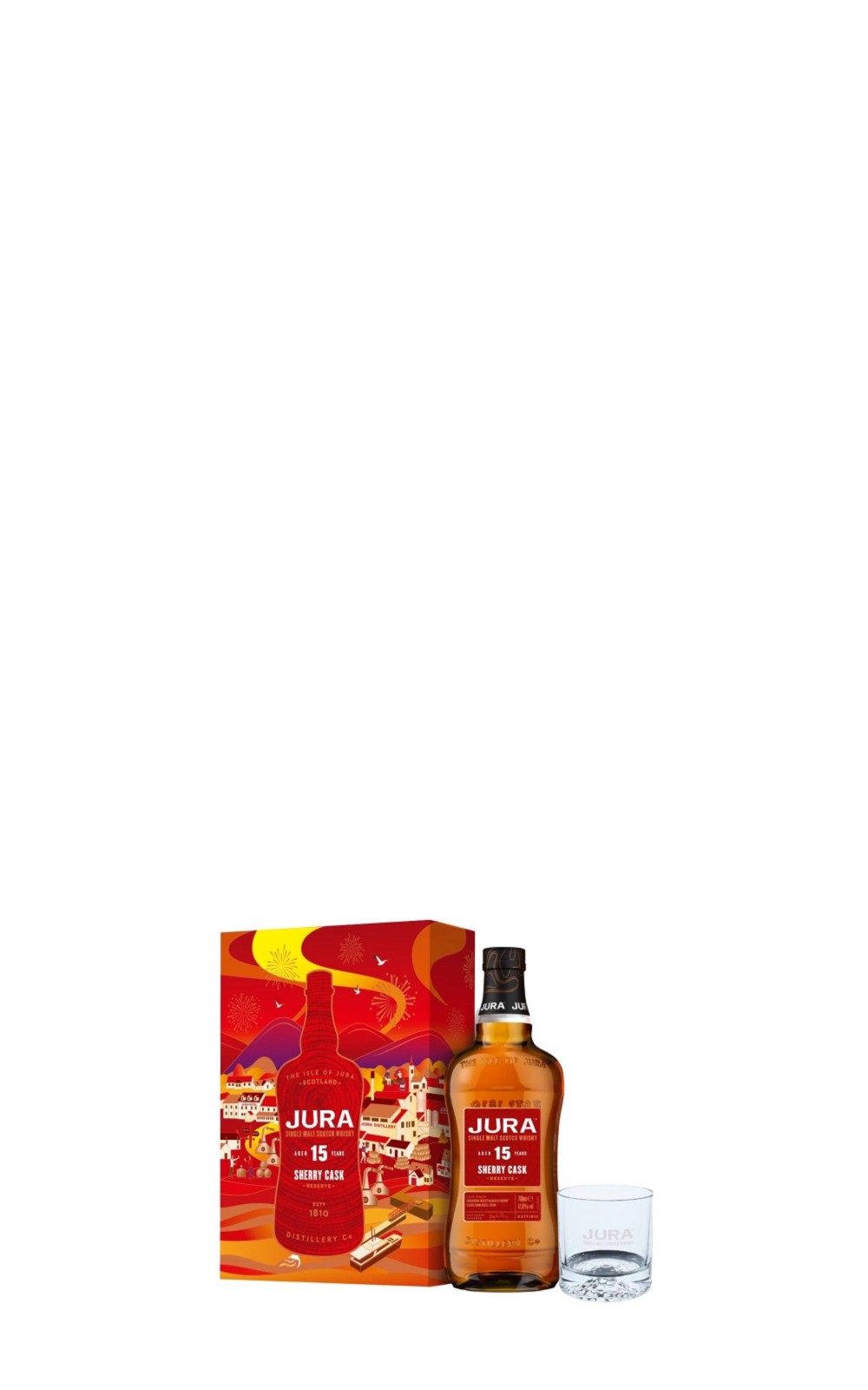 Jura Aged 15 Years Single Malt Scotch Whisky Year of the Dragon Gift Box 吉拉蒸餾廠 15年單一麥芽蘇格蘭威士忌 龍年禮盒