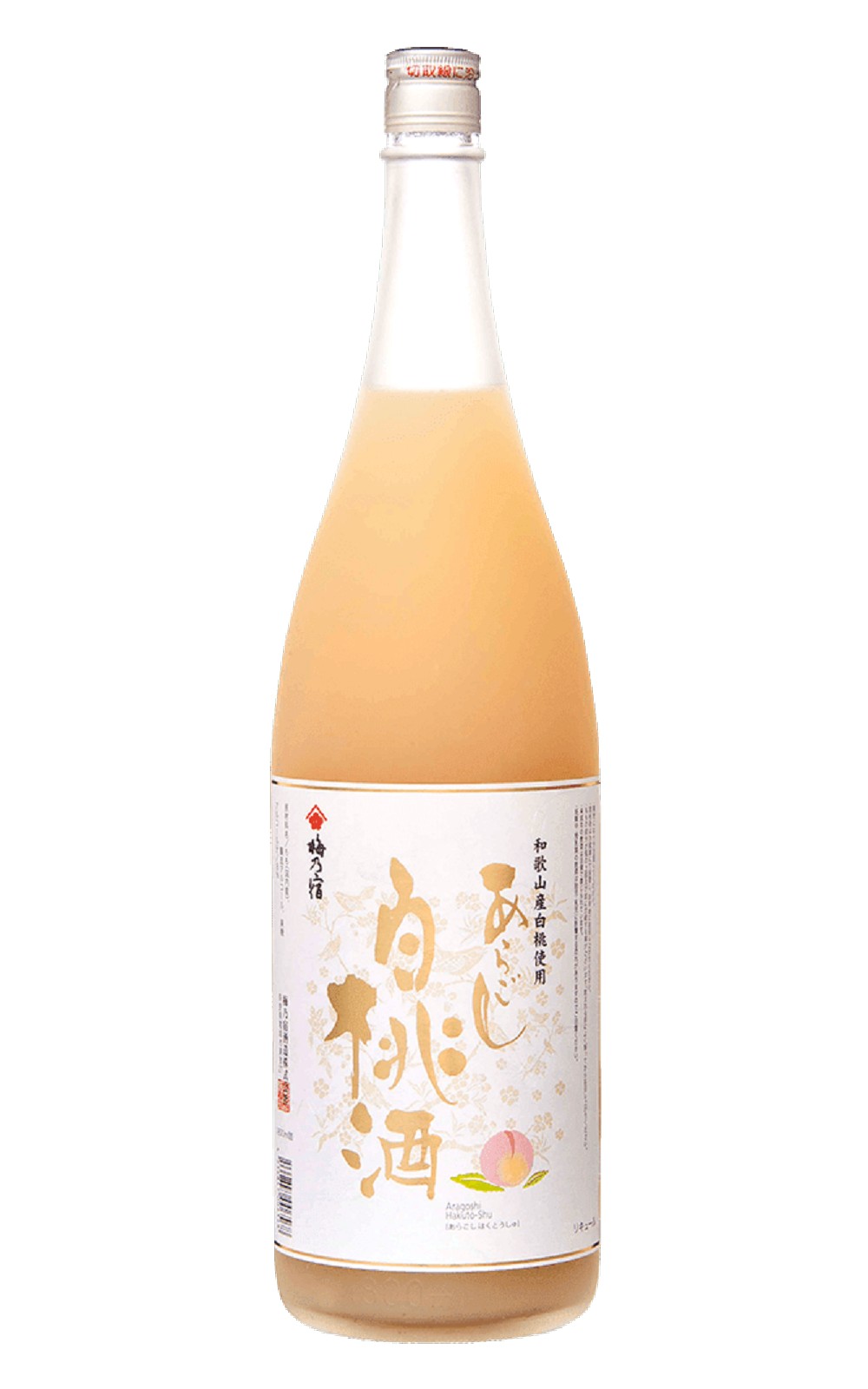 Umenoyado Brewery Co Ltd Aragoshi Hakuto Shu 梅乃宿酒造 梅乃宿 細果粒白桃酒