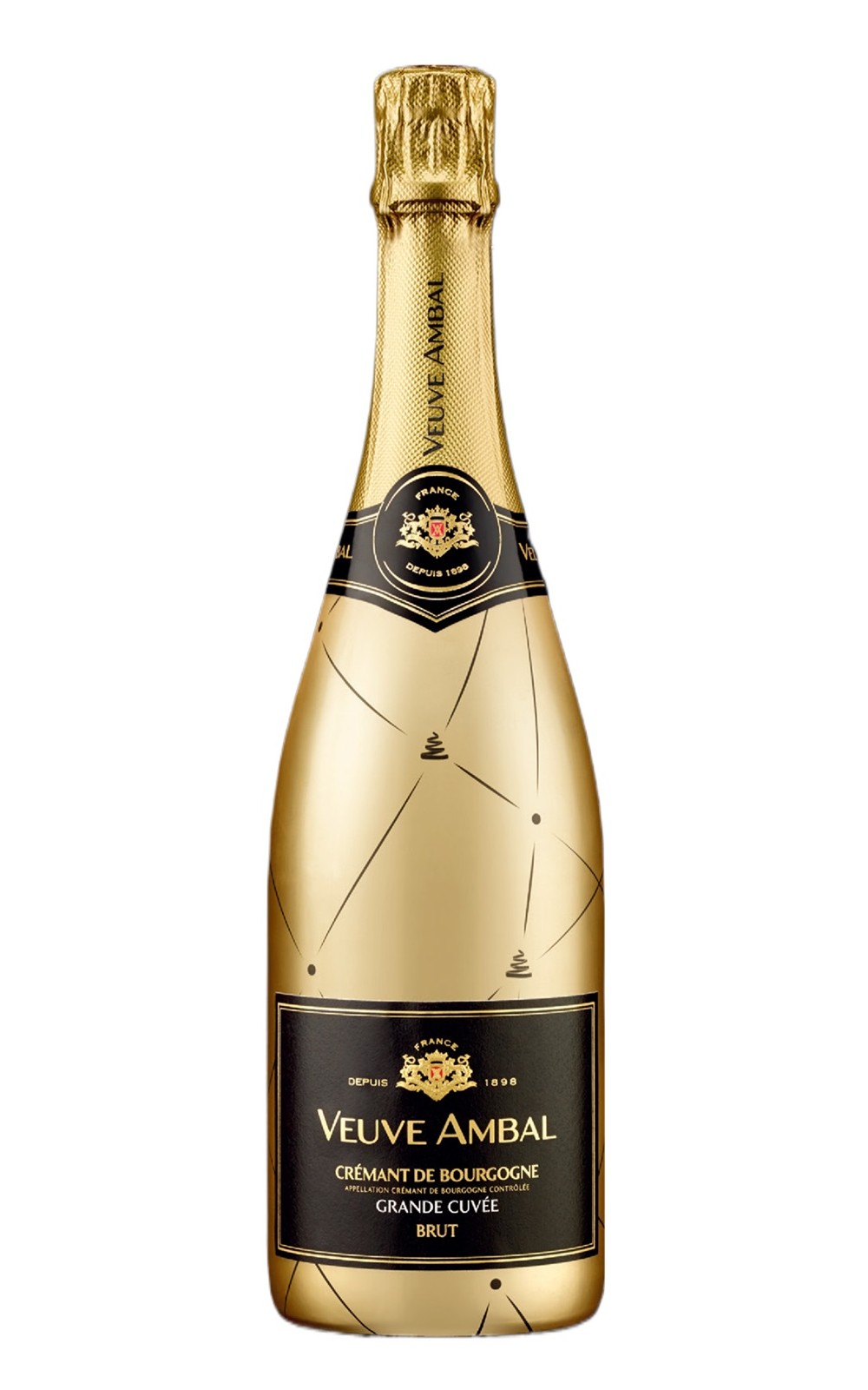 Veuve Ambal Grande Cuvee Cremant de Bourgogne Brut Gold Bottle Limited Edition NV 安柏夫人 特級珍釀 布根地不甜氣泡酒 限量金瓶