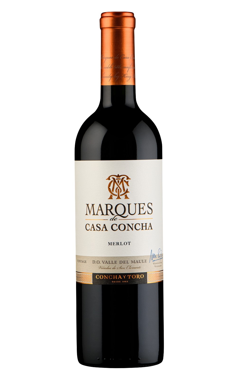 Vina Concha y Toro Marques de Casa Concha Merlot 2020 孔雀酒廠 爵士 梅洛紅酒