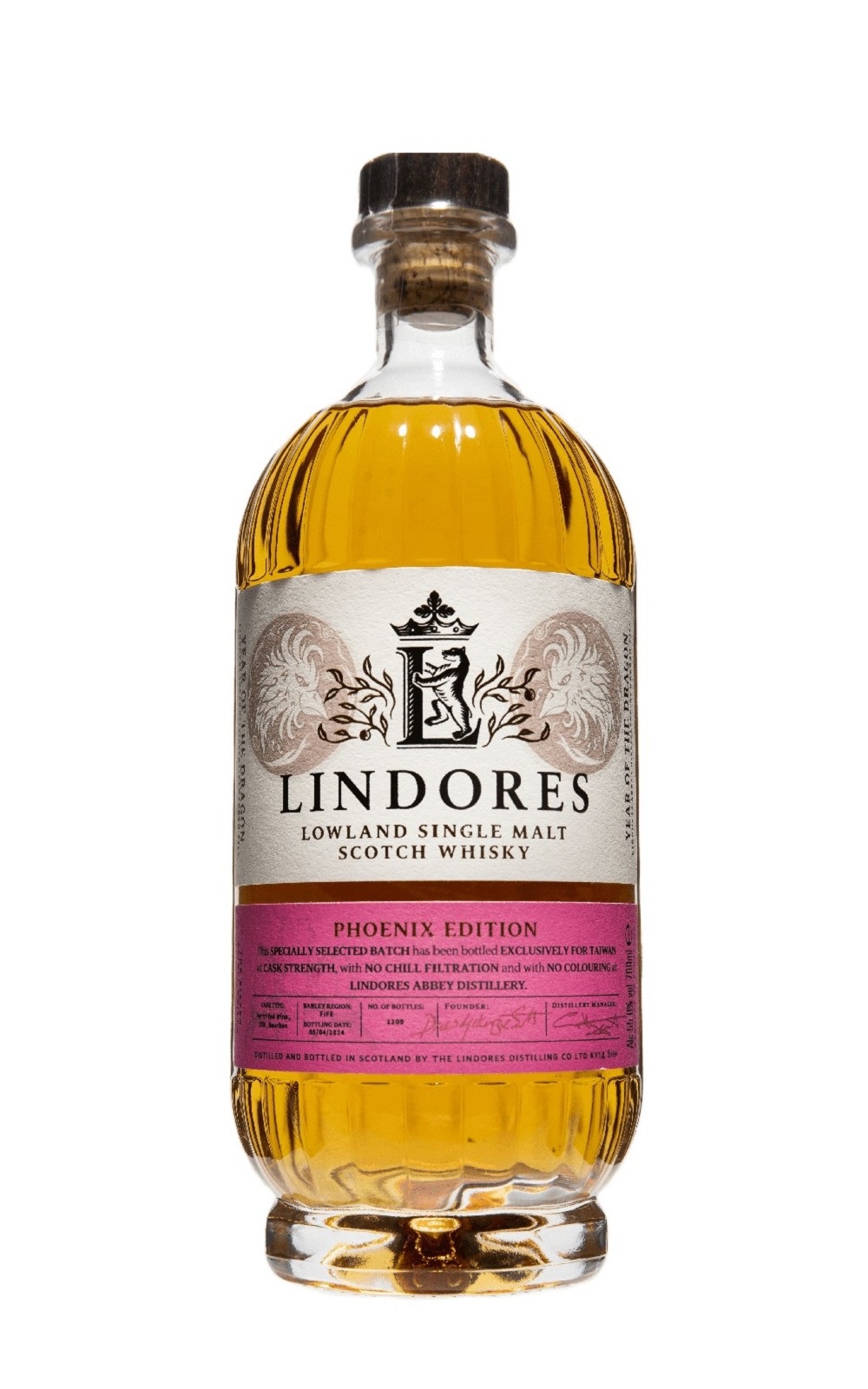 Lindores Abbey Distillery Phoenix Edition Lowland Single Malt Scotch Whisky 林多修道院蒸餾廠 鳳舞 低地 單一麥芽蘇格蘭威士忌