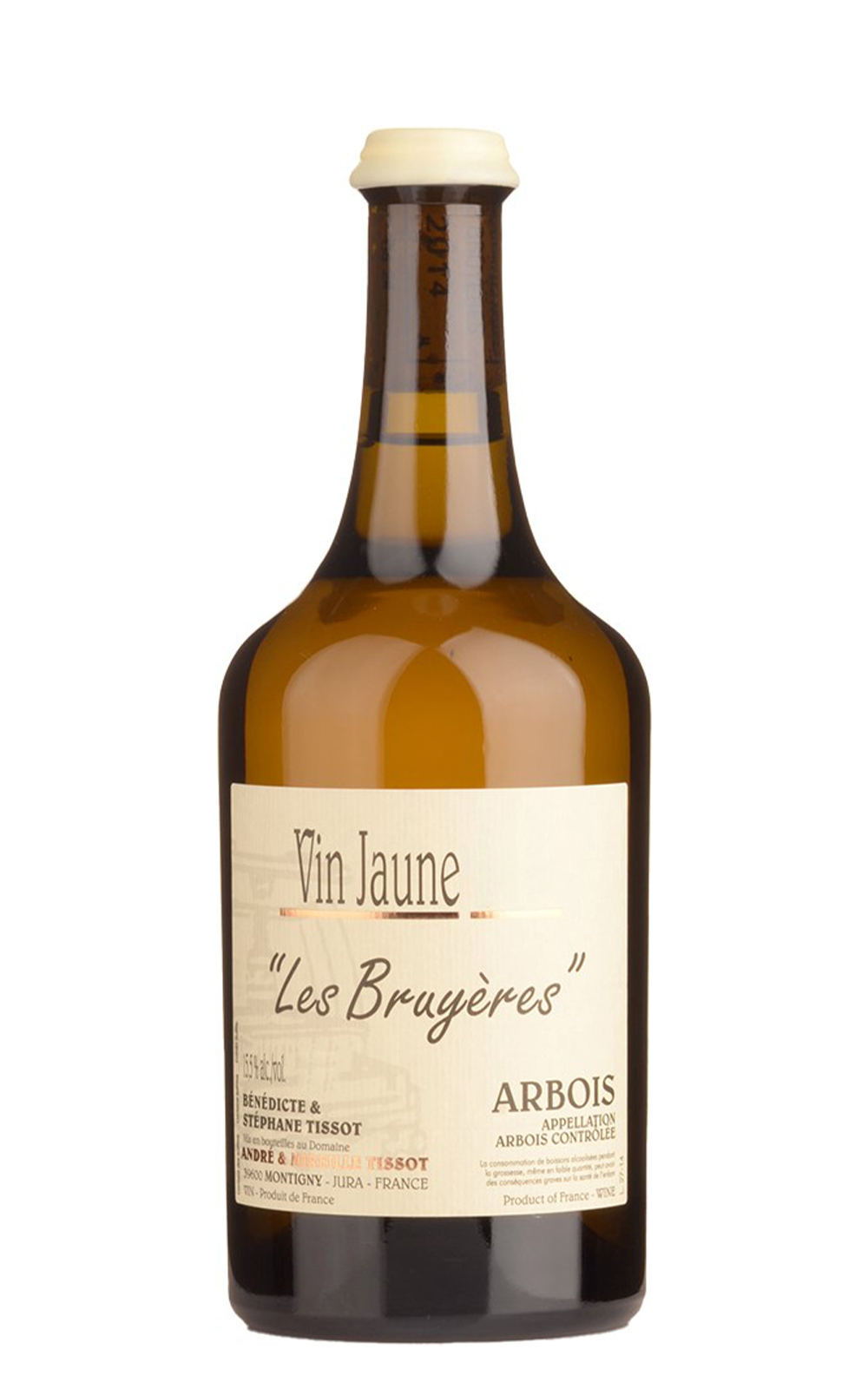 Domaine André Mireille Tissot Stephane Tissot Les Bruyeres Vin Jaune 2016 提索酒莊 布魯耶 黃酒
