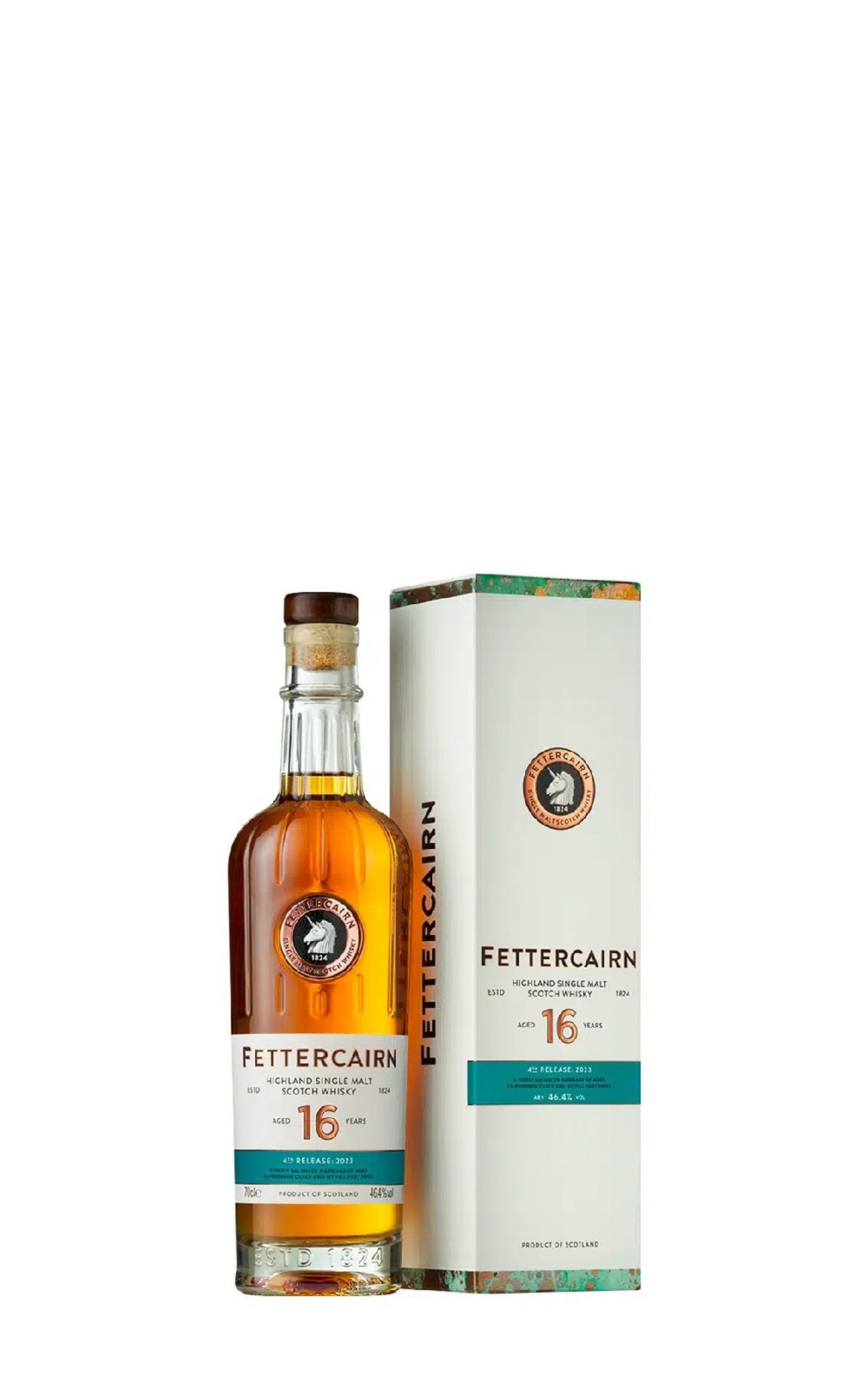 Fettercairn Distillery Aged 16 Years 4th Release 2023 Highland Single Malt Scotch Whisky 費特肯蒸餾廠 16年 2023年度第四版 單一麥芽蘇格蘭威士忌