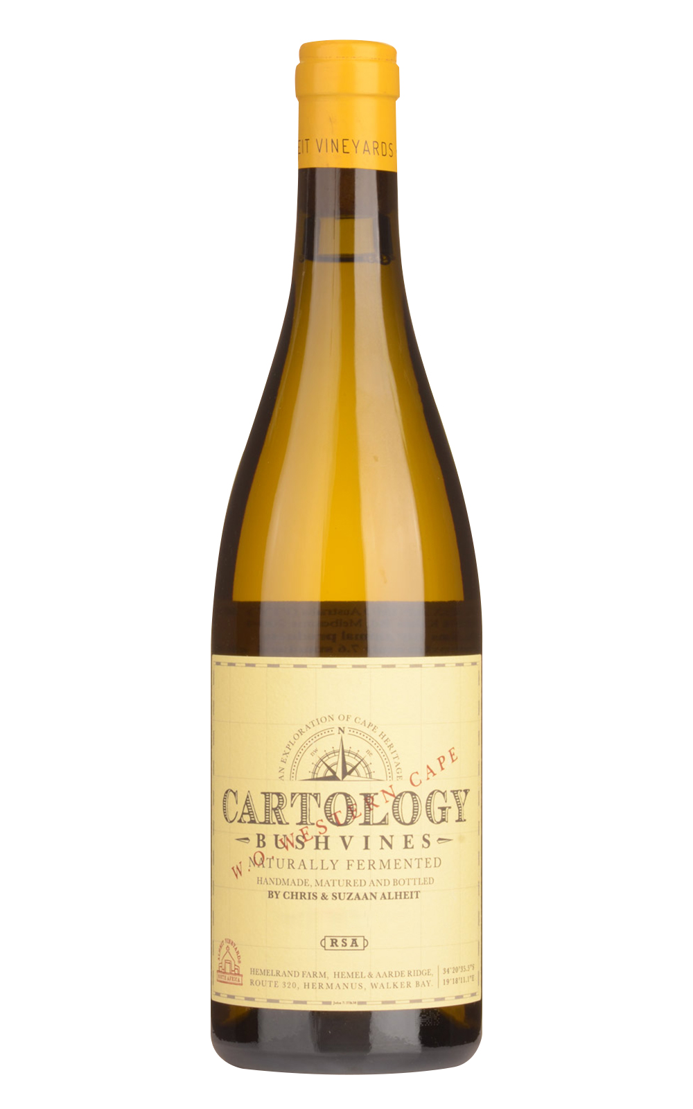 Alheit Vineyards Cartology 2022 阿爾海特莊園 海圖學 白酒