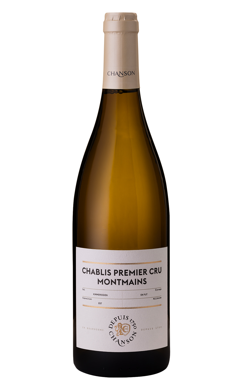 Chanson Pere Fils Chablis 1er Cru Montmains 2022 獅頌酒莊 夏布利 蒙曼 一級園白酒