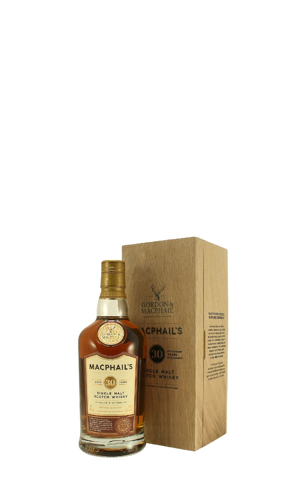 Gordon MacPhail MacPhail s Aged 30 Years Speyside Single Malt Scotch Whisky 高登麥克菲爾 麥克菲爾系列 30年 斯佩賽單一麥芽蘇格蘭威士忌
