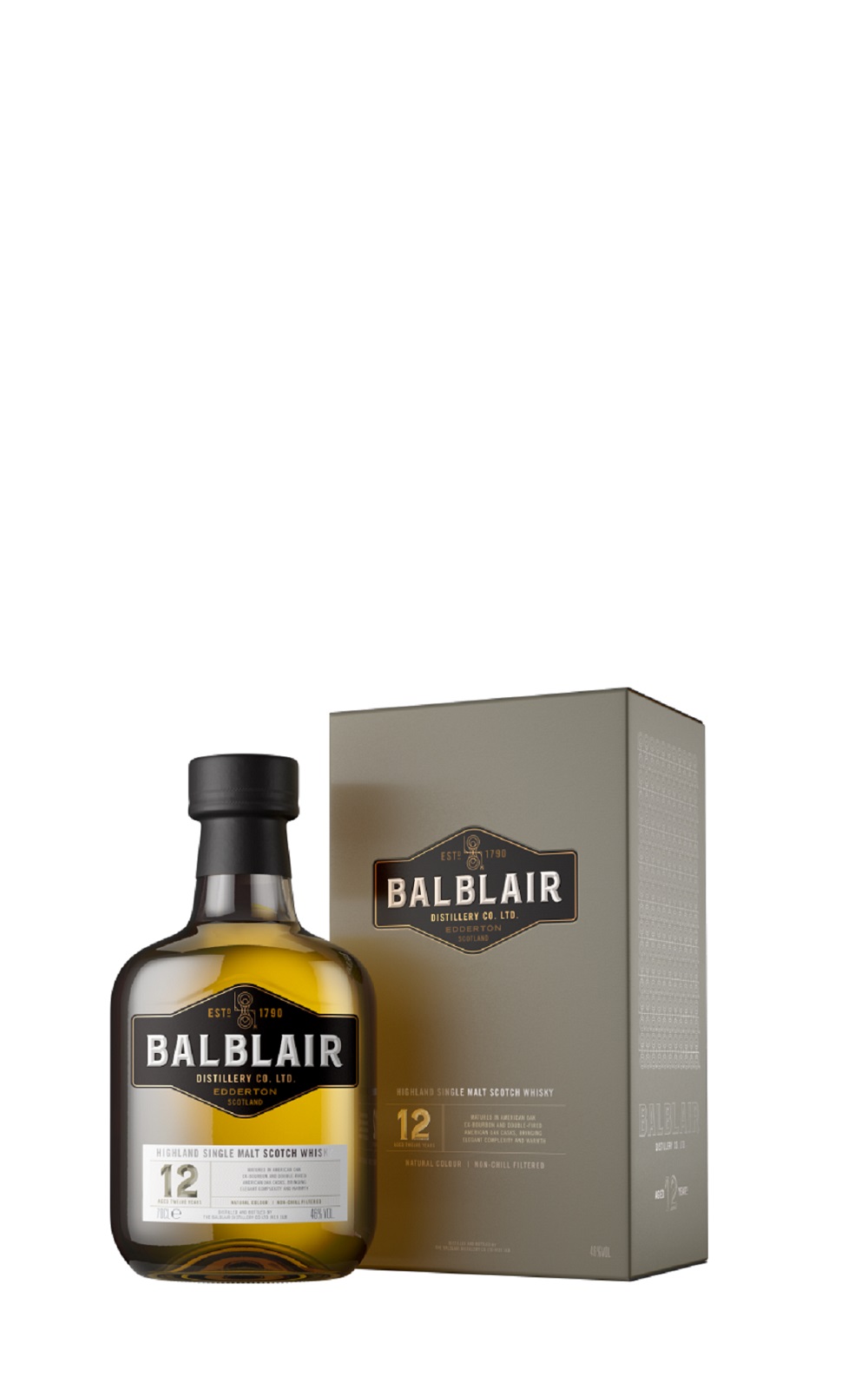 Balblair 12 Years Old Highland Single Malt Scotch Whisky 巴布萊爾 12年高地單一麥芽蘇格蘭威士忌
