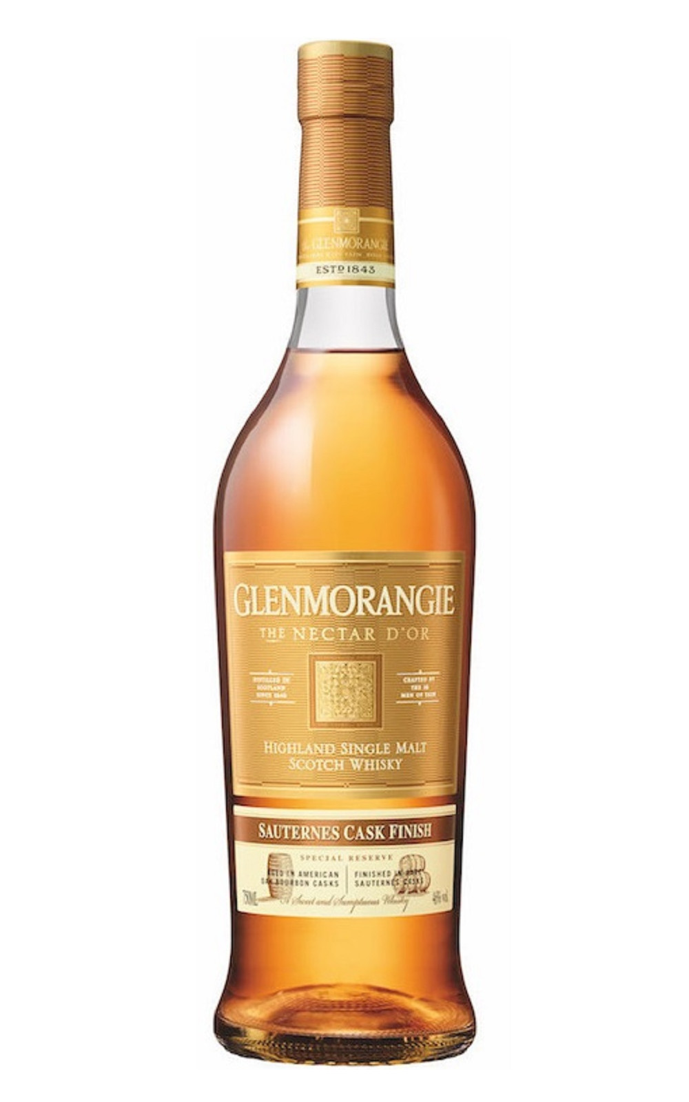 Glenmorangie Nectar d Or Sauternes Cask Finish Highland Single Malt Scotch Whisky 格蘭傑蒸餾廠 金皇甘露 索甸桶單一麥芽蘇格蘭威士忌