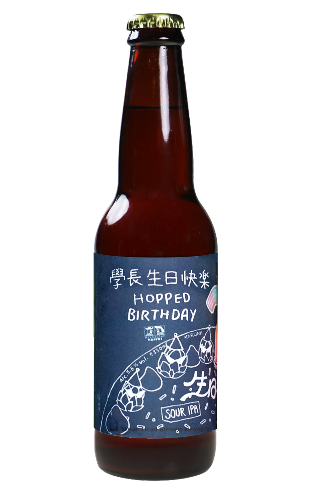 Taiwan Head Brewers Hopped Birthday Sour IPA 啤酒頭釀造 學長生日快樂 啤酒