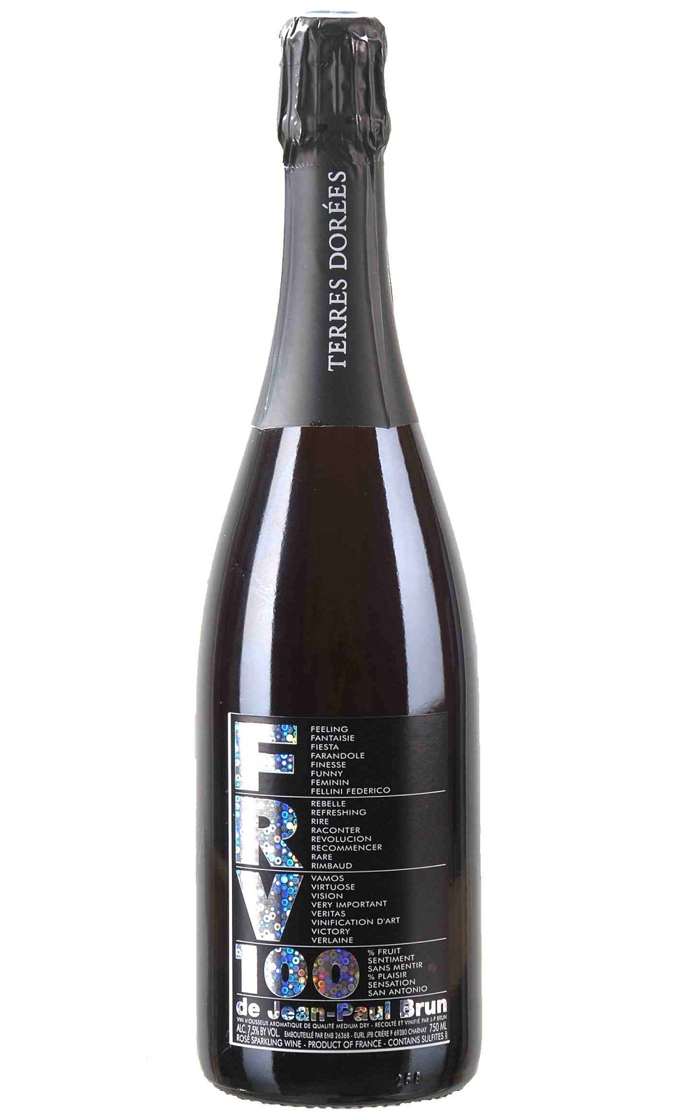 Domaine des Terres Dorées FRV100 de Jean Paul Brun 2016 金石酒莊 氣泡百分百 半甜粉紅氣泡酒