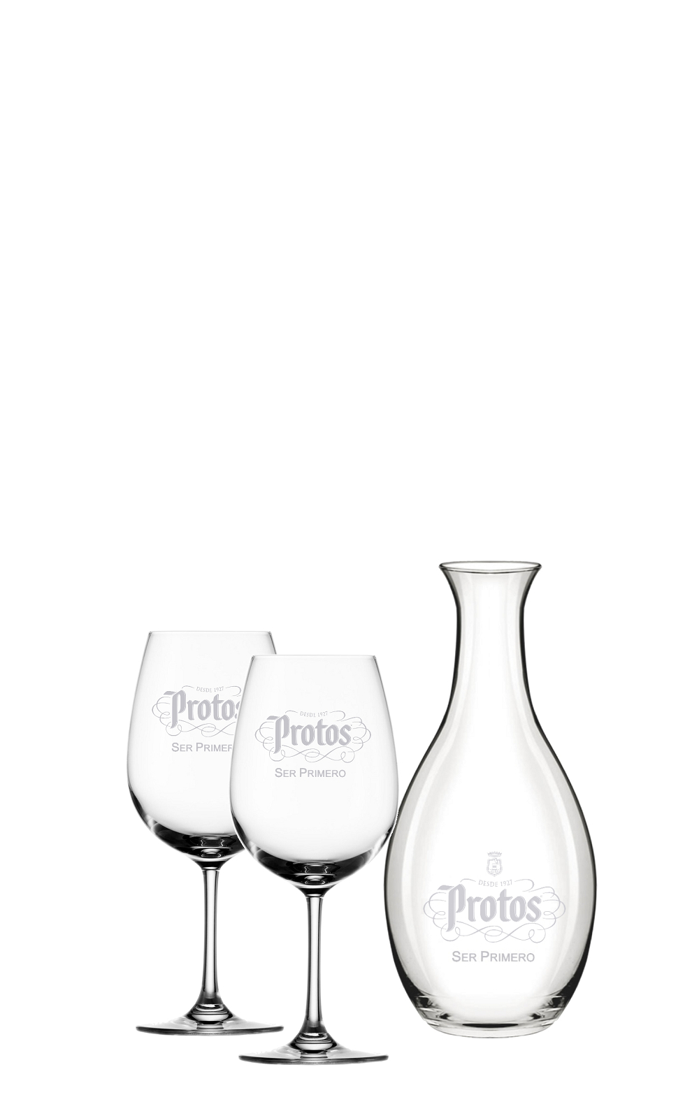 Protos Protos Tasting Set Protos原廠贈品 Protos原廠品酒套組 含兩入環保塑膠酒杯 玻璃醒酒器