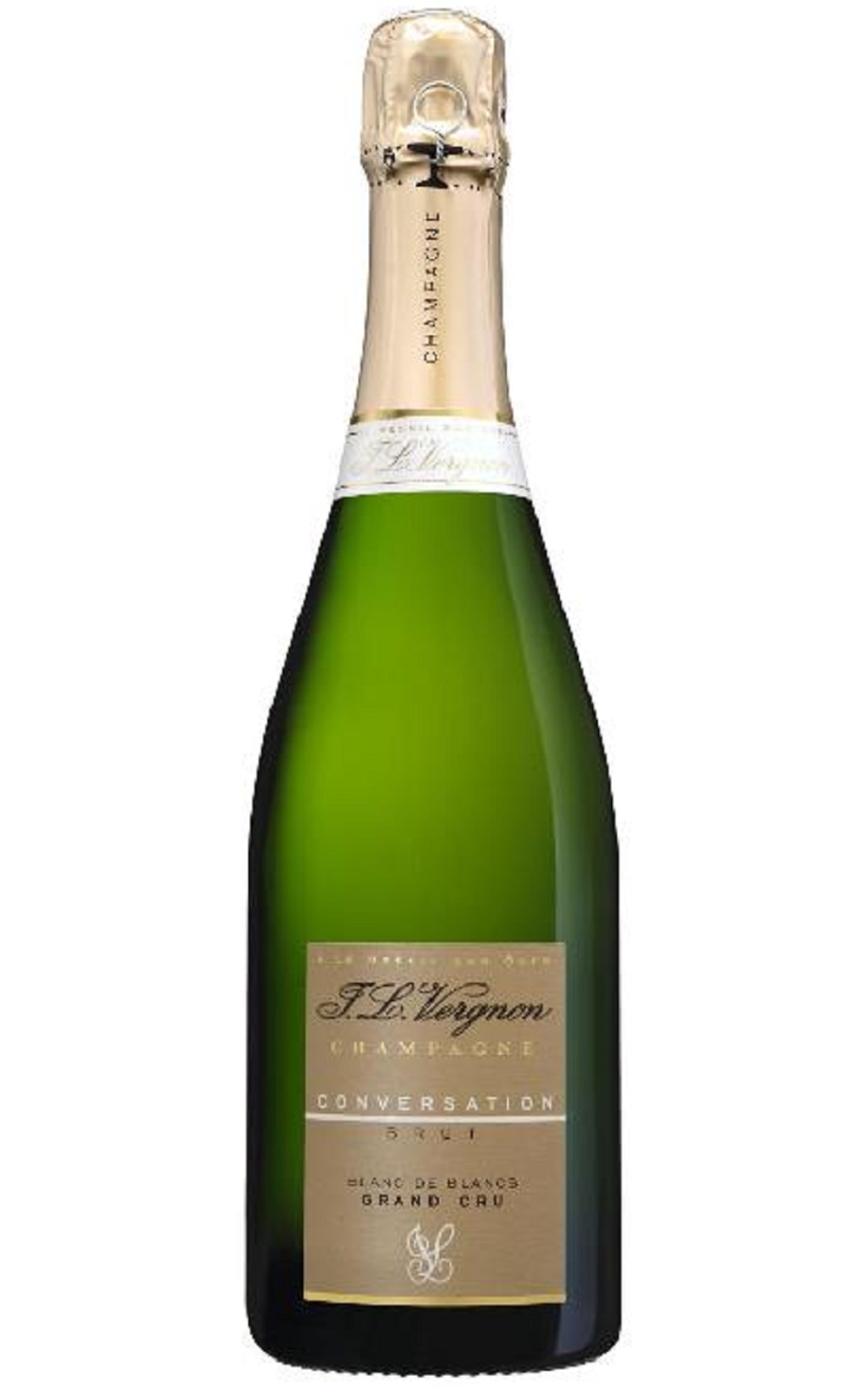 Champagne J L Vergnon Conversation Blanc de Blancs Grand Cru Brut NV J L 維儂香檳 對談 白中白特級園不甜香檳