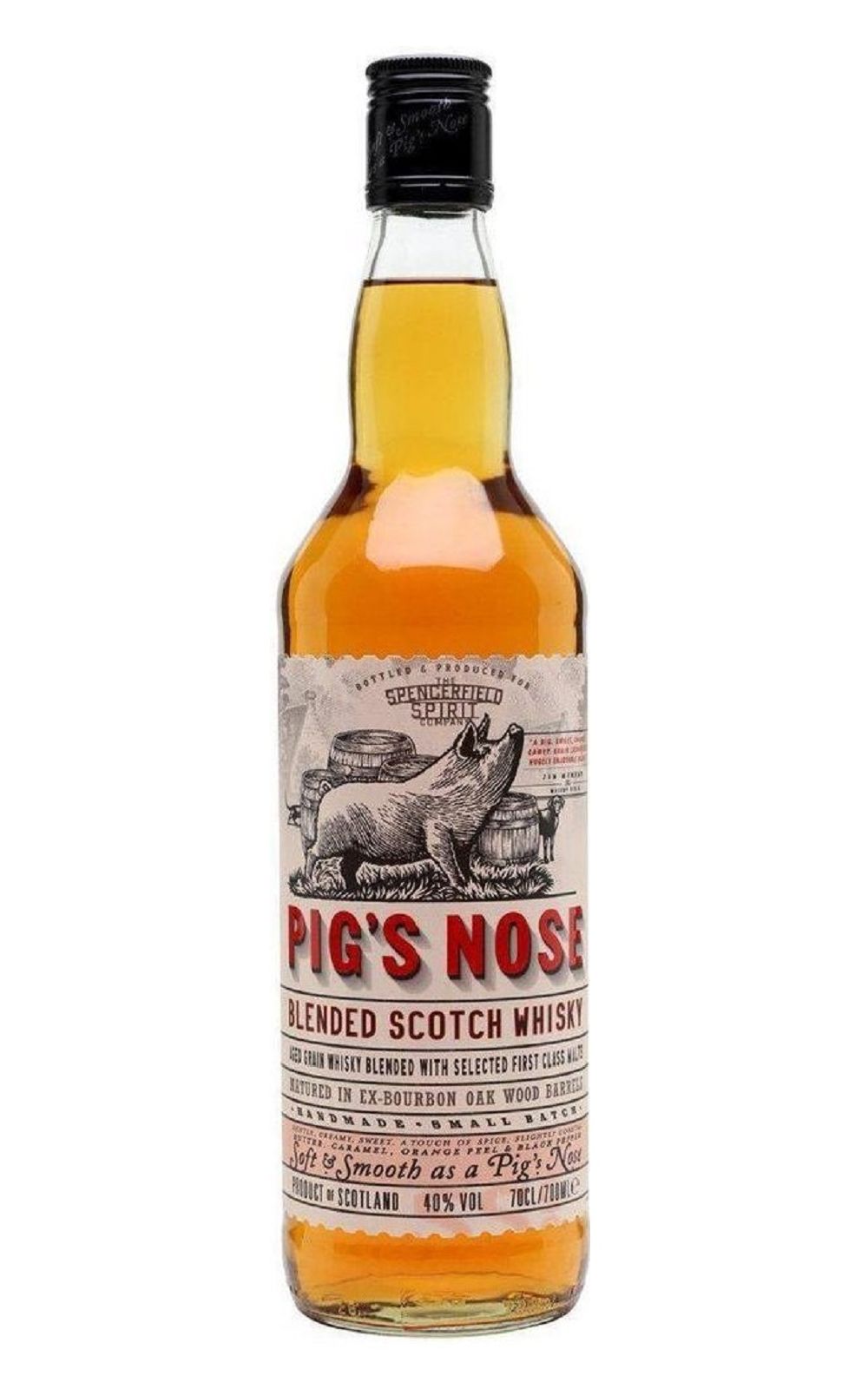 The Spencerfield Spirit Co Pig s Nose Blended Scotch Whisky 斯賓斯菲爾德烈酒公司 豬鼻子 調和蘇格蘭威士忌