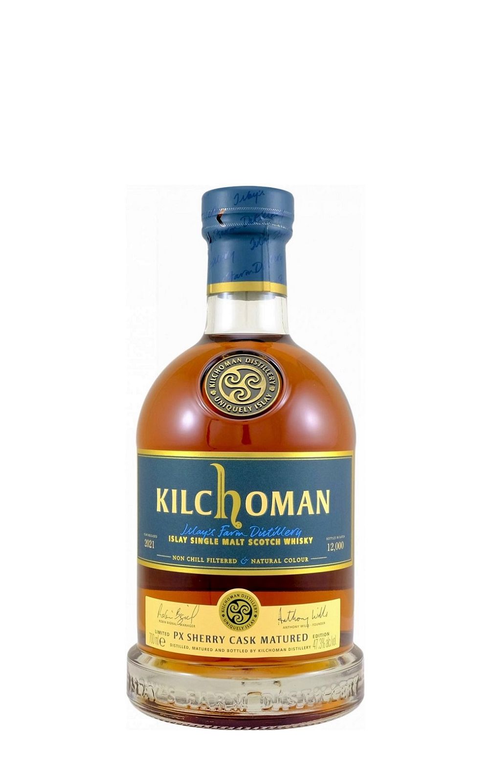 Kilchoman Distillery PX Sherry Cask Matured Islay Single Malt Scotch Whisky 2021 Edition 齊侯門蒸餾廠 PX雪莉桶 艾雷島單一麥芽蘇格蘭威士忌 2021版