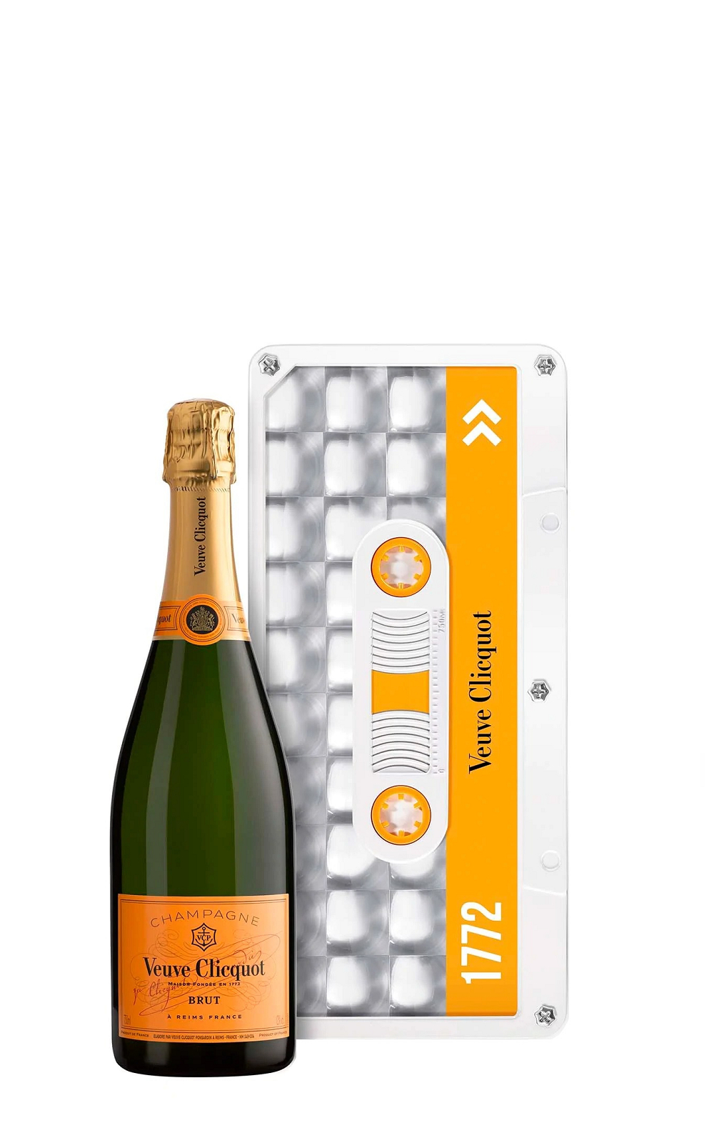 Maison Veuve Clicquot Yellow Label Brut Tape Collection Gift Box Disco Retro NV 凱歌香檳 皇牌 不甜香檳 錄音帶禮盒 迪斯可