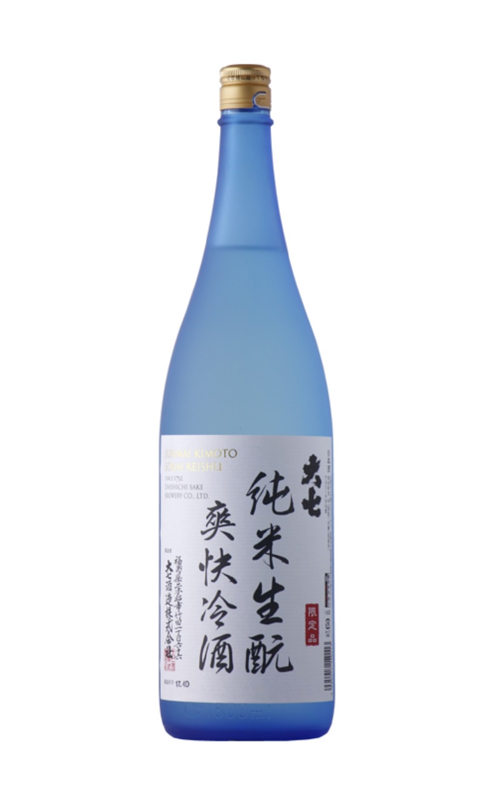 Daishichi Sake Brewery Co 大七純米生もと 爽快冷酒 大七酒造 純米生酛 爽快冷酒