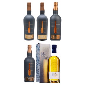 Ardnamurchan Distillery-AD 16/17/18/19/09.20:01 Memorial 5-Bottle Set