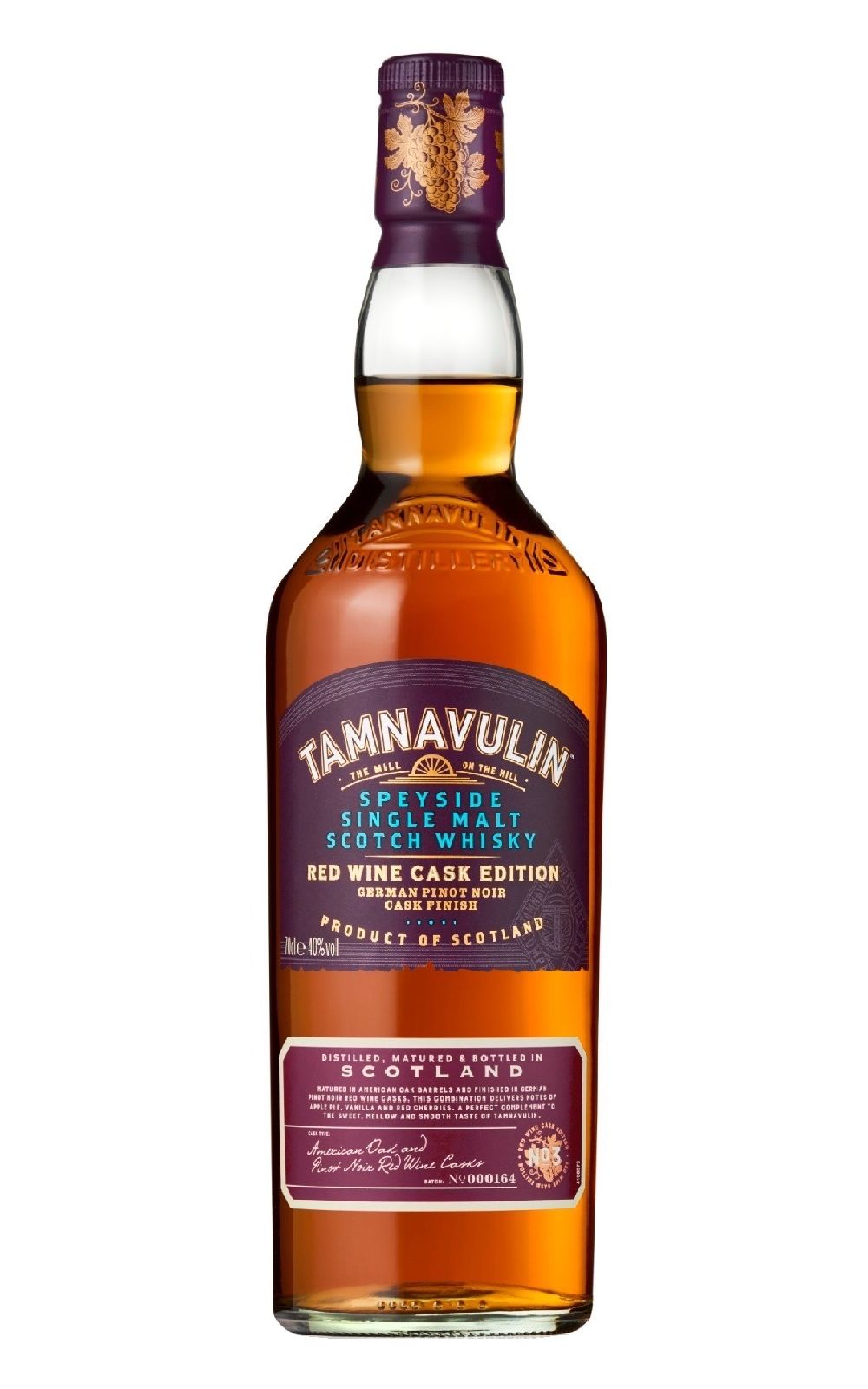 Tamnavulin Distillery German Pinot Noir Cask Finish Speyside Single Malt Scotch Whisky 塔木嶺蒸餾廠 德國黑皮諾紅酒桶 單一麥芽蘇格蘭威士忌