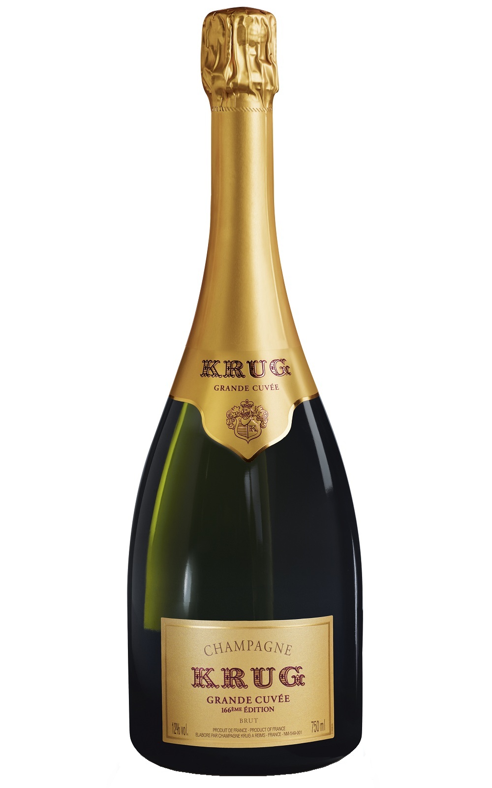Krug Champagne Grande Cuvee 166eme Edition Brut NV 庫克香檳 偉大經典 版本166 不甜香檳
