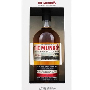 Glasgow Whisky-The Munros "1994 Braes Of Glenlivet" 24 Years Old Single Malt Scotch Whisky